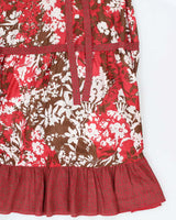 Vintage 00s Ect Silk Floral Maxi Dress - S