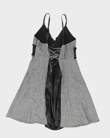Vintage Y2k 00s Wet Seal Lace-Up Dress - L