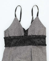Vintage Y2k 00s Wet Seal Lace-Up Dress - L