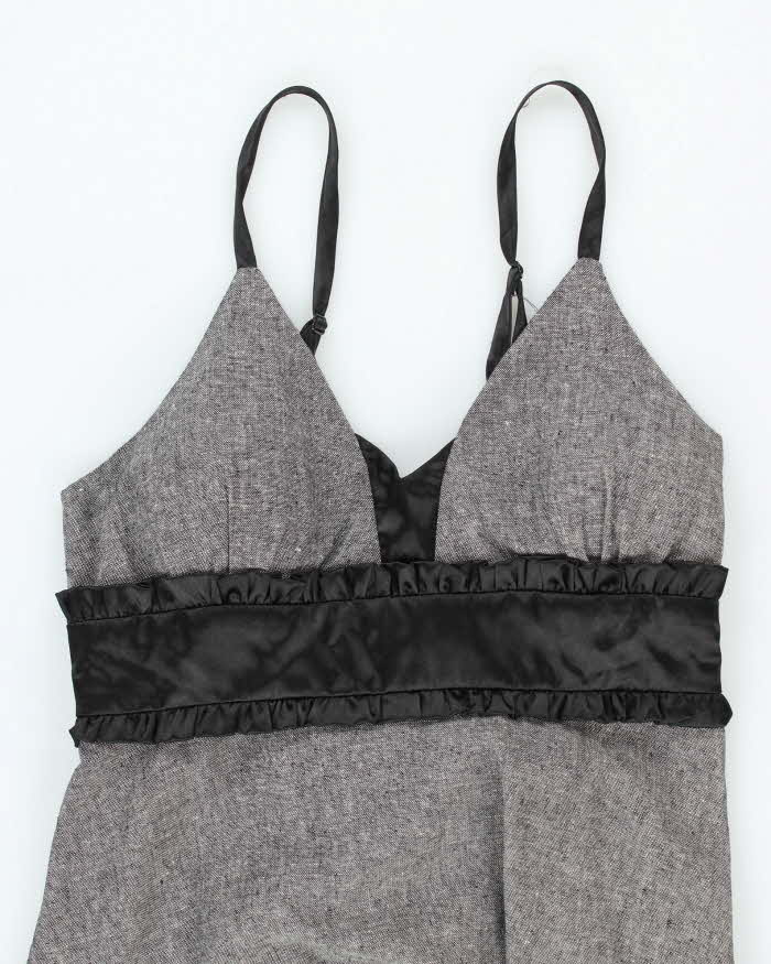 Vintage Y2k 00s Wet Seal Lace-Up Dress - L