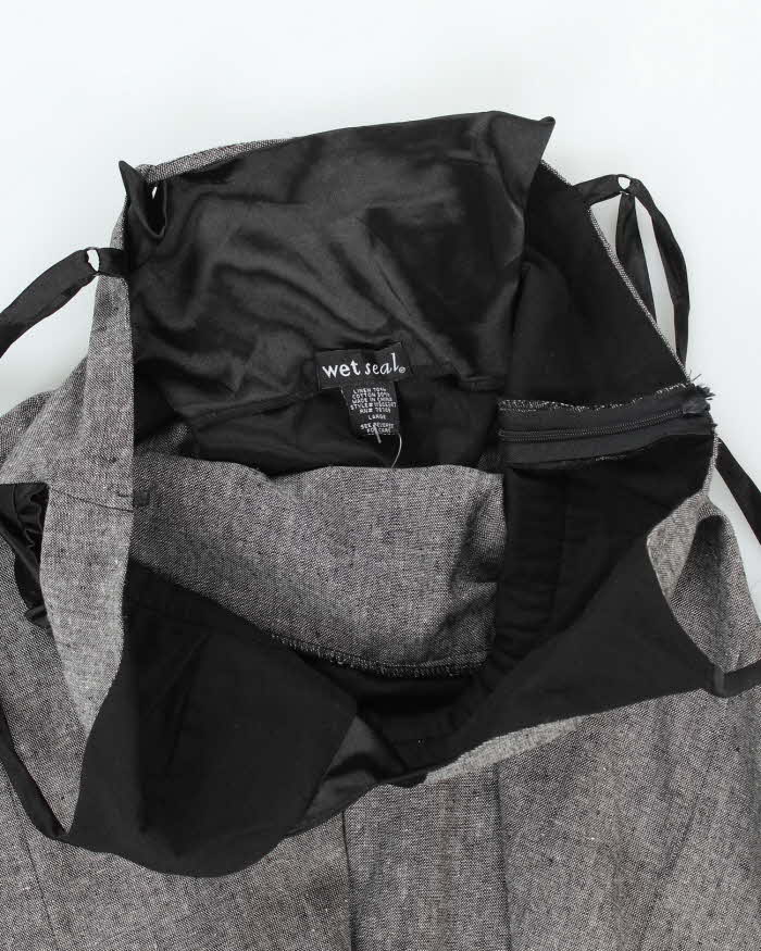 Vintage Y2k 00s Wet Seal Lace-Up Dress - L