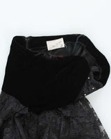 Vintage 90s Collections Velvet &amp; Lace Dress - S