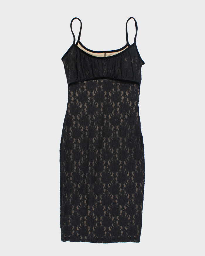 Vintage 90s Exotica Lace Dress - M