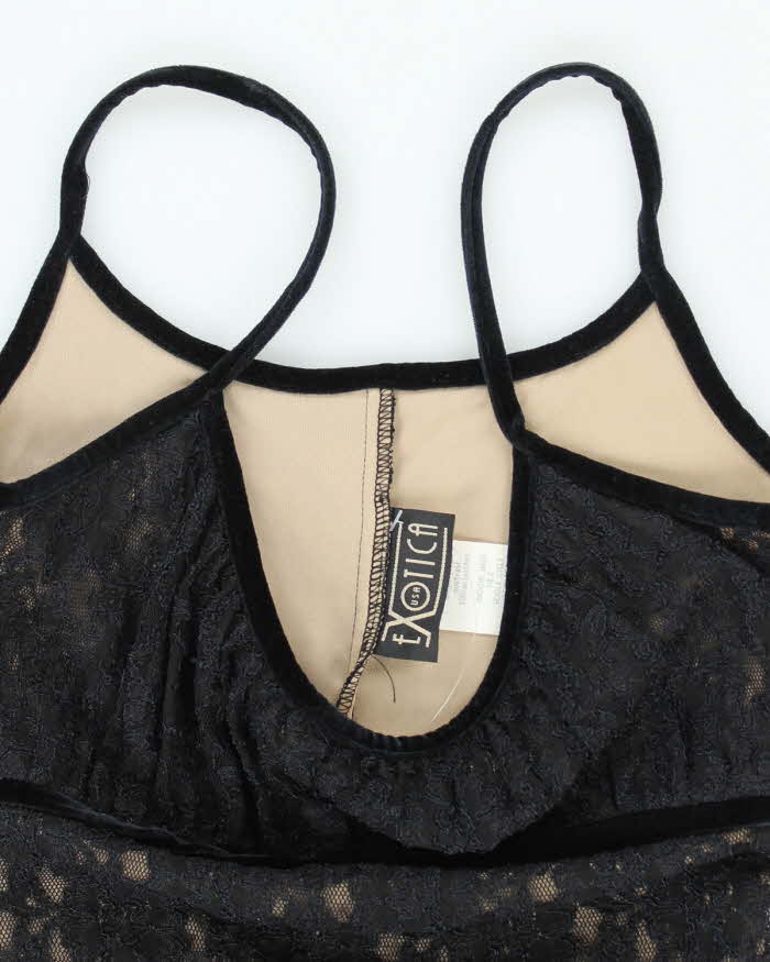 Vintage 90s Exotica Lace Dress - M