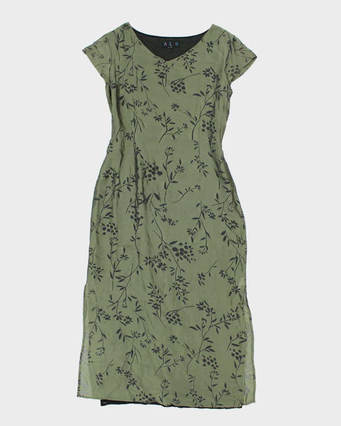 Vintage 90s Alo Floral Dress - S