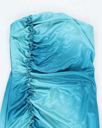 Vintage Y2k 00s Juliet Blue Shimmery Dress - XS