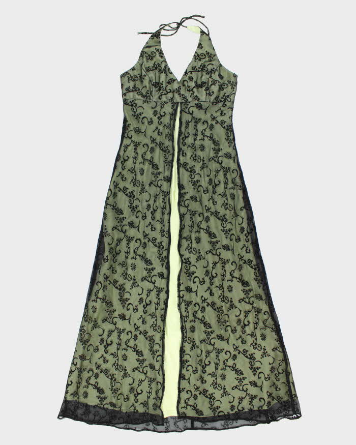 Vintage 90s Fairweather Halter Dress - S