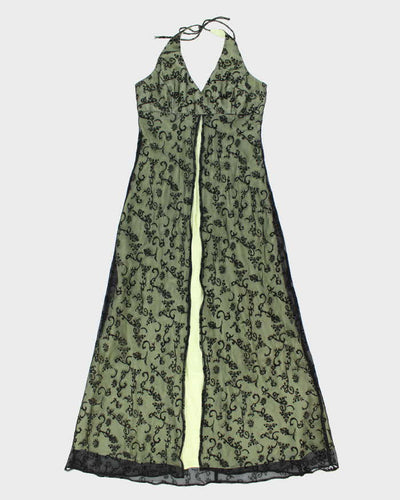 Vintage 90s Fairweather Halter Dress - S