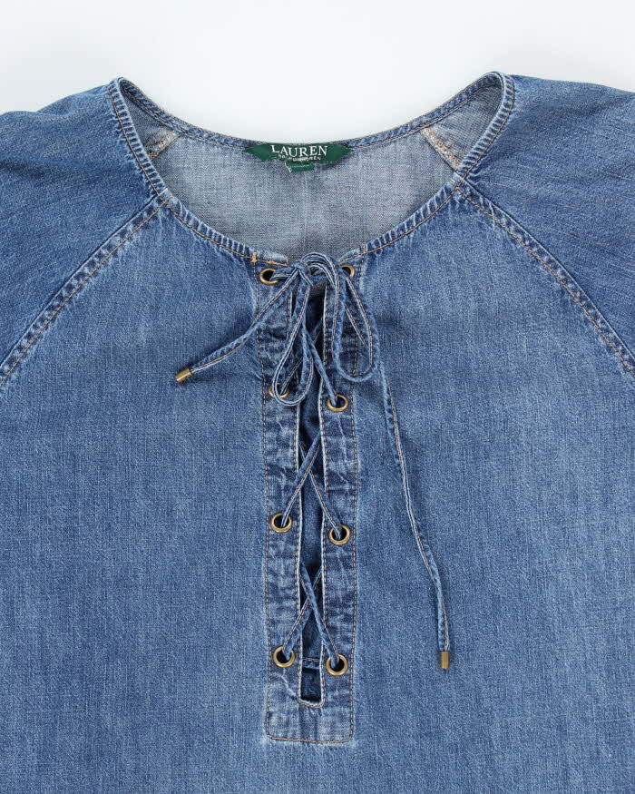 Vintage Ralph Lauren Denim Long Sleeve Dress - L