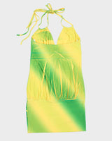 Vintage Y2k 00s Polaris USA Halter Neck Mini Dress - XS