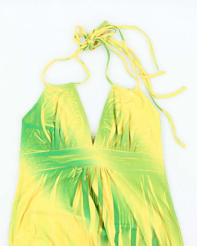 Vintage Y2k 00s Polaris USA Halter Neck Mini Dress - XS