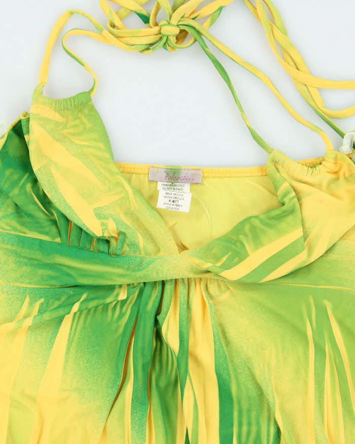 Vintage Y2k 00s Polaris USA Halter Neck Mini Dress - XS