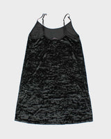Vintage Y2k 00s Victoria's Secret Velvet Slip Dress - S