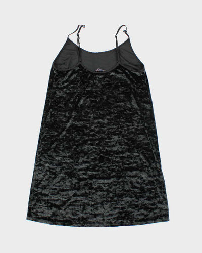 Vintage Y2k 00s Victoria's Secret Velvet Slip Dress - S