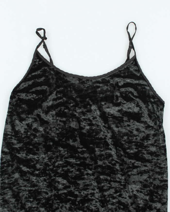 Vintage Y2k 00s Victoria's Secret Velvet Slip Dress - S
