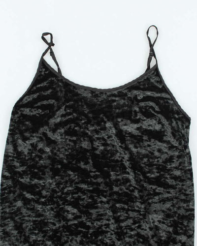 Vintage Y2k 00s Victoria's Secret Velvet Slip Dress - S