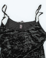 Vintage Y2k 00s Victoria's Secret Velvet Slip Dress - S
