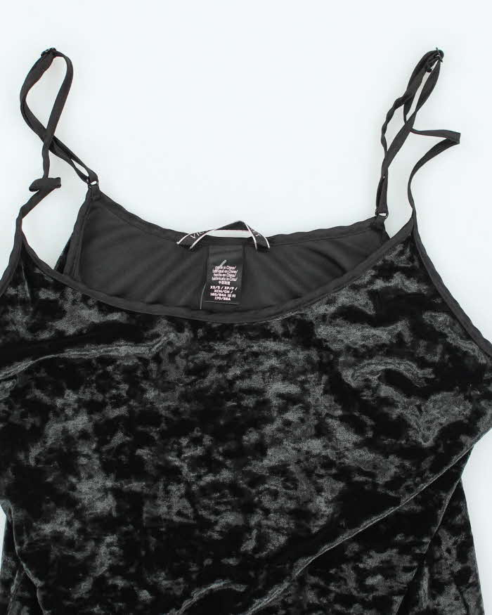 Vintage Y2k 00s Victoria's Secret Velvet Slip Dress - S