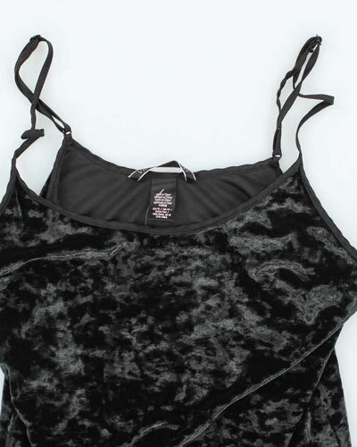 Vintage Y2k 00s Victoria's Secret Velvet Slip Dress - S