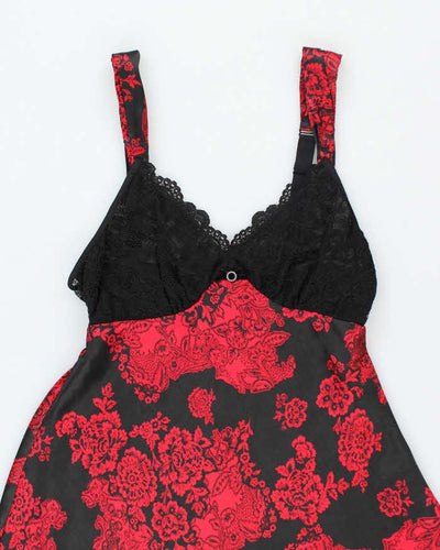 Vintage Y2k 00s In Bloom Slip Dress - M