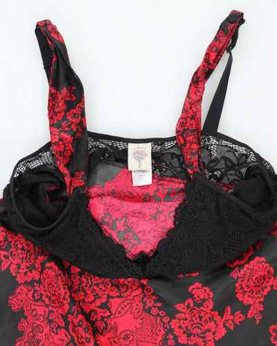 Vintage Y2k 00s In Bloom Slip Dress - M