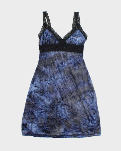 Vintage 90s Le Chateau Velvet Slip Dress - M