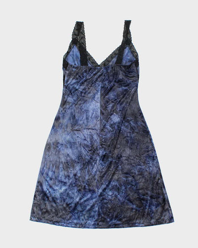 Vintage 90s Le Chateau Velvet Slip Dress - M