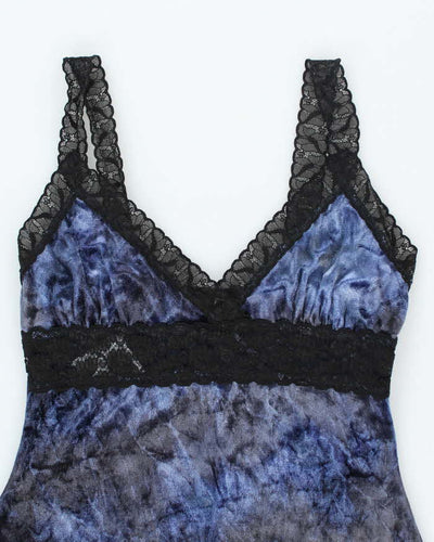 Vintage 90s Le Chateau Velvet Slip Dress - M