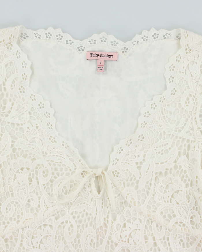 Vintage Y2k 00s Juicy Couture Lace Dress - S