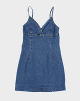 Vintage Y2k 00s Smart Set Denim Mini Dress - XS