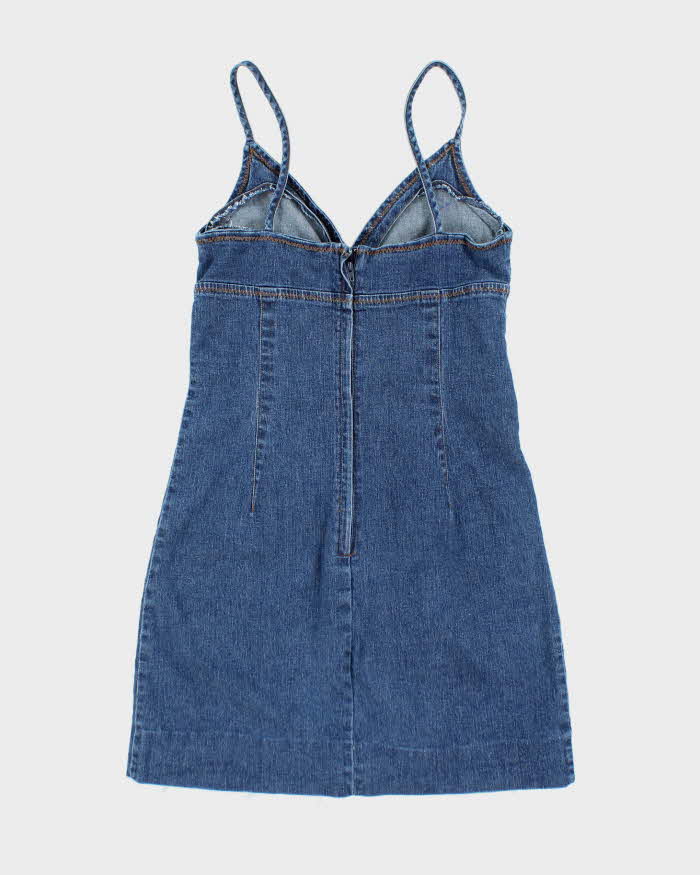 Vintage Y2k 00s Smart Set Denim Mini Dress - XS