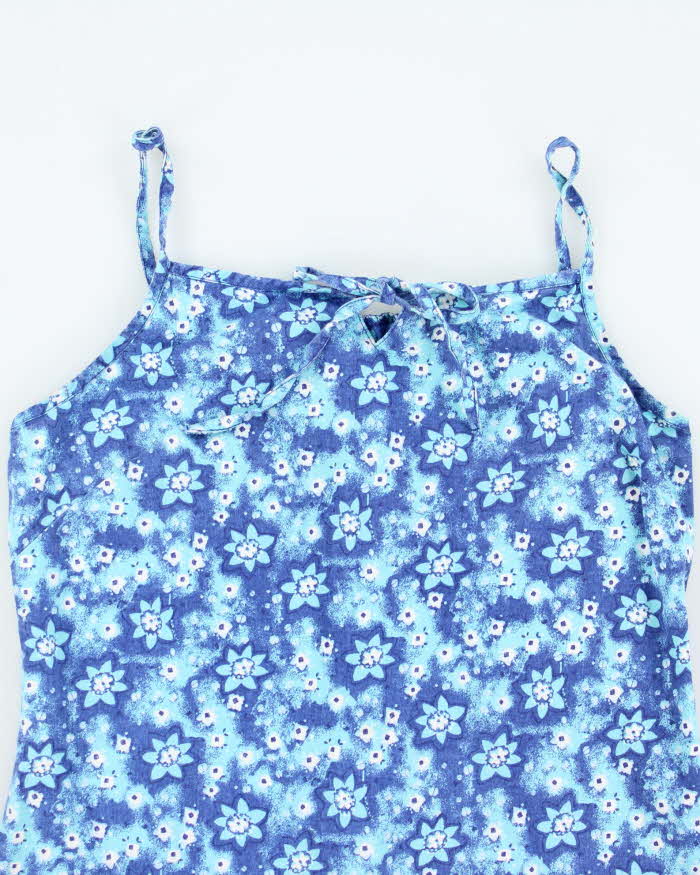 Vintage 90s Limelight Floral Mini Dress - XS