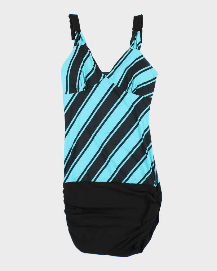Vintage Y2k 00s Seduction Stripe Mini Dress - S