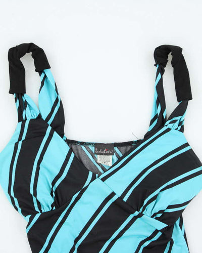 Vintage Y2k 00s Seduction Stripe Mini Dress - S