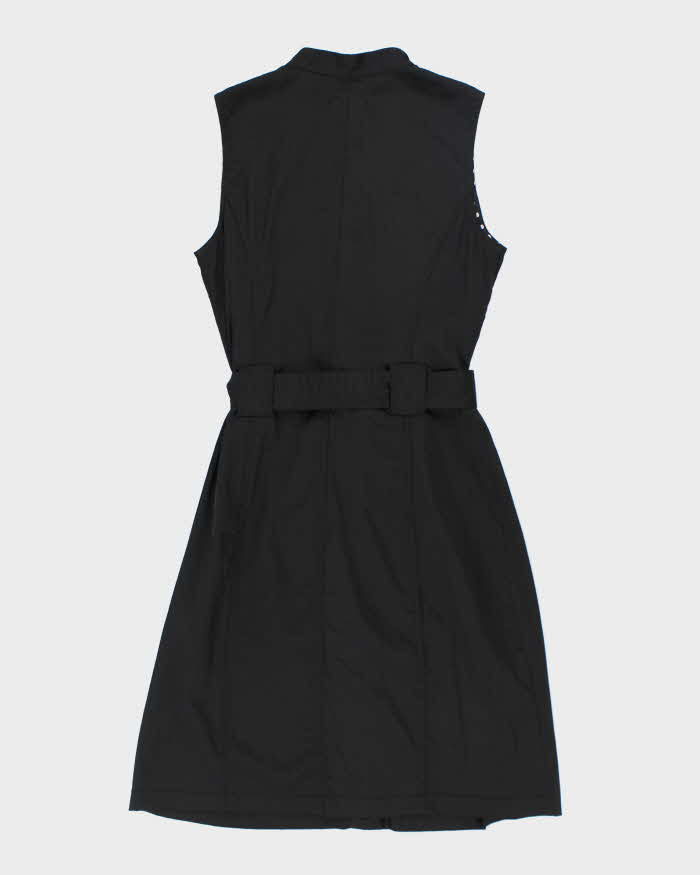 Vintage Y2k 00s Fylo Black Button-Up Dress - M