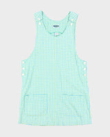 Vintage 90s Next Issue Checked Pinafore Dress - M