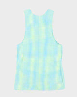 Vintage 90s Next Issue Checked Pinafore Dress - M