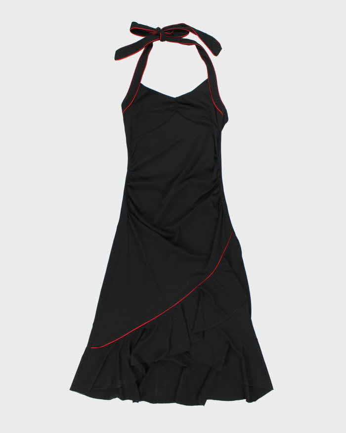 Vintage Y2k 00s Le Chateau Halter Neck Dress - M