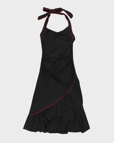 Vintage Y2k 00s Le Chateau Halter Neck Dress - M
