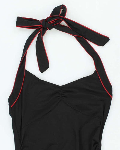 Vintage Y2k 00s Le Chateau Halter Neck Dress - M