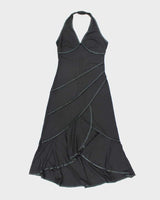 Vintage Y2k 00s Nikki Mae Halter Neck Dress - S