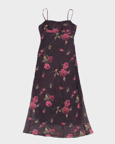 Vintage 90s Accomplice Floral Dress - M