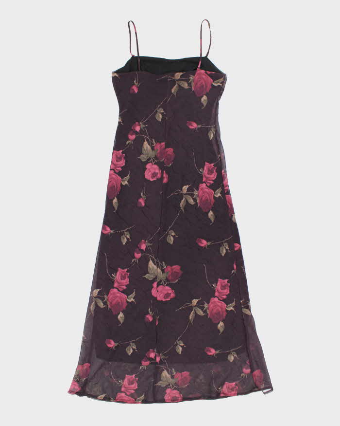 Vintage 90s Accomplice Floral Dress - M