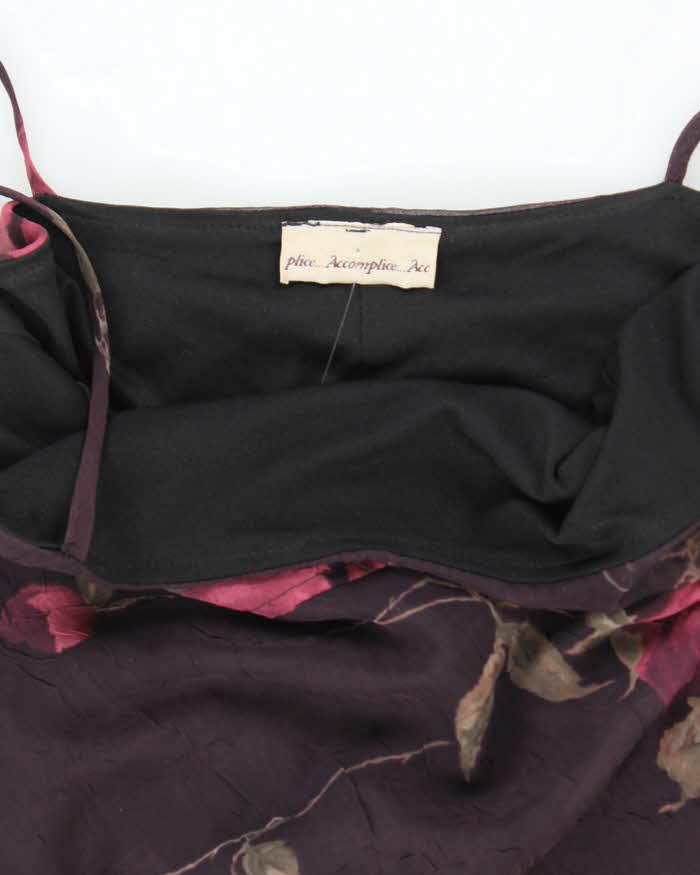 Vintage 90s Accomplice Floral Dress - M