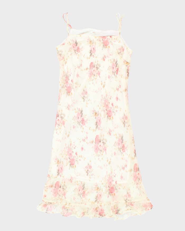 Vintage 90s Illy-chen Floral Dress - S