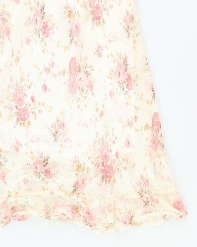 Vintage 90s Illy-chen Floral Dress - S