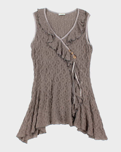 Vintage Y2k 00s Vivian Wong Crinkle Dress - M