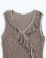 Vintage Y2k 00s Vivian Wong Crinkle Dress - M