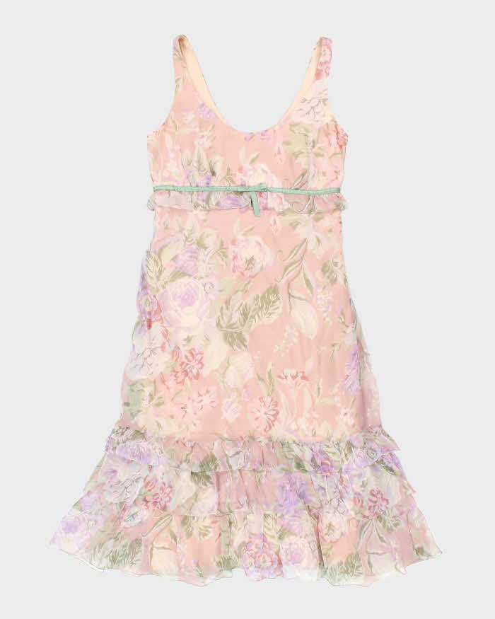 Vintage MaxMara Silk Floral Dress - S