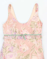 Vintage MaxMara Silk Floral Dress - S